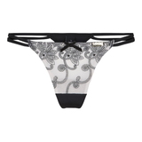 F4P Teddy black/print thong