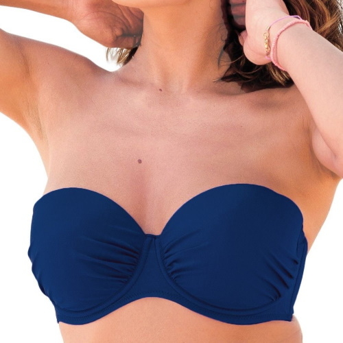 Rosa Faia Swimwear Cosima navy blue padded bikini bra