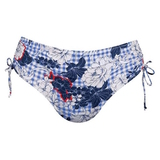 Rosa Faia Swimwear Ive blue/print bikini brief