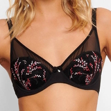 LingaDore Peralta black padded bra