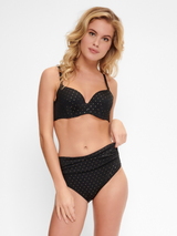 LingaDore Beach Trinxa black padded bikini bra