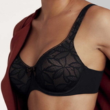 Rosa Faia Selena black non-padded bra
