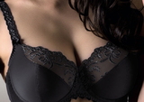 Rosa Faia Scarlett black non-padded bra