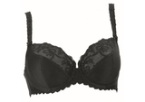 Rosa Faia Scarlett black non-padded bra