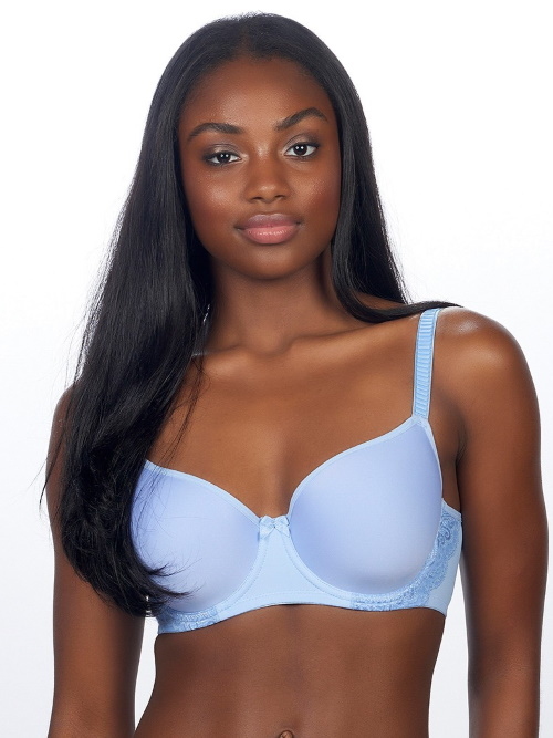 After Eden D-Cup & Up Flo baby blue padded bra