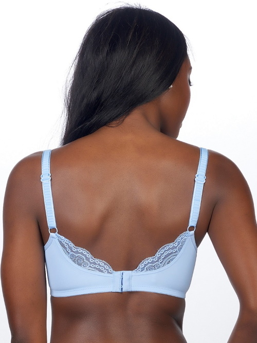 After Eden D-Cup & Up Flo baby blue padded bra
