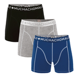 Muchachomalo Solid  black boxer short