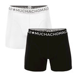 Muchachomalo Solid  white/black boxer short