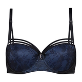 Marlies Dekkers Dame de Paris black/blue padded bra