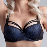 Marlies Dekkers Dame de Paris black/blue padded bra