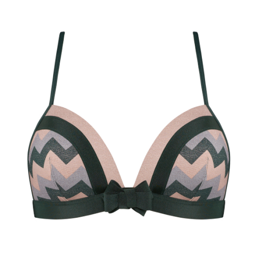 Marlies Dekkers Courage green/print wireless bra