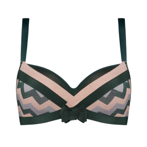 Marlies Dekkers Courage green/print padded bra