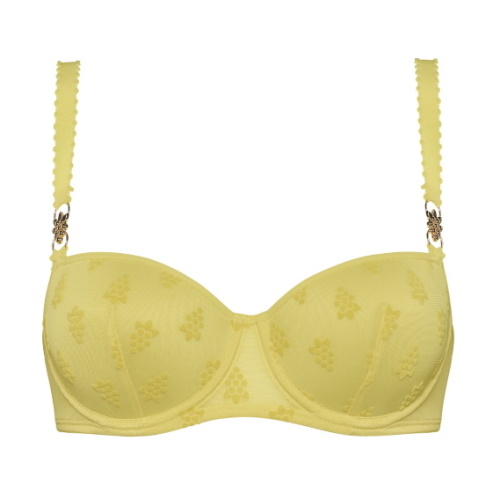 Marlies Dekkers Soif De Vifre yellow padded bra