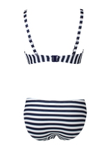 Lentiggini ALL OVER STRIPES black/white set