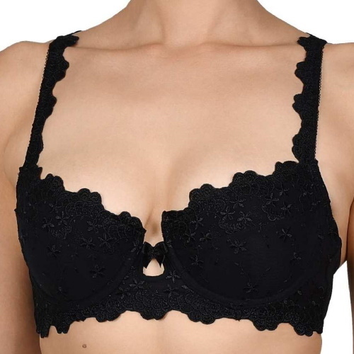 Naturana Dirndl black push up bra
