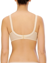 Naturana Glamorise beige wireless bra