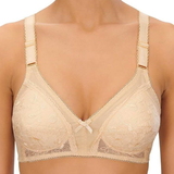 Naturana Glamorise beige wireless bra