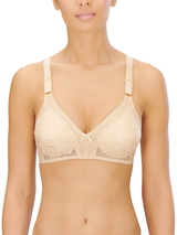 Naturana Glamorise beige wireless bra
