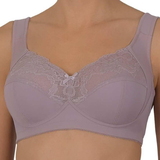 Naturana Celeste mauve wireless bra