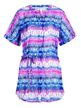 Rosa Faia Swimwear Bajo blue/pink tunic