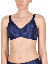 Naturana Minimizer navy blue wireless bra
