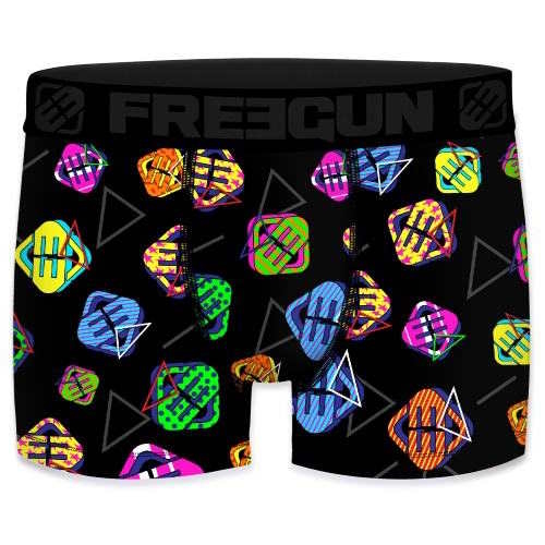 Freegun WTF black/print sport boxershort