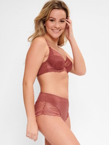 LingaDore Sable sable red non-padded bra