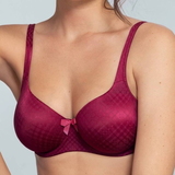 Rosa Faia Caroline bordeaux non-padded bra