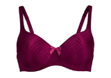 Rosa Faia Caroline bordeaux non-padded bra