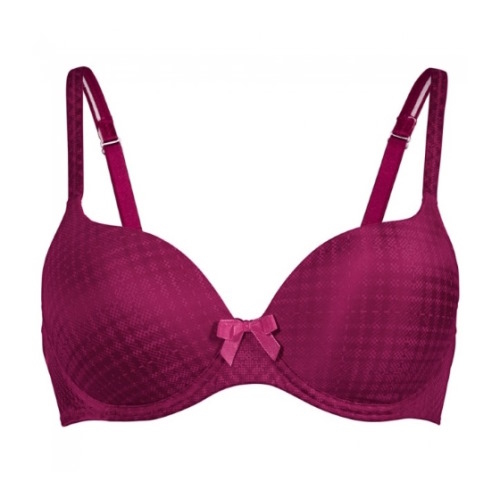 Rosa Faia Caroline bordeaux padded bra