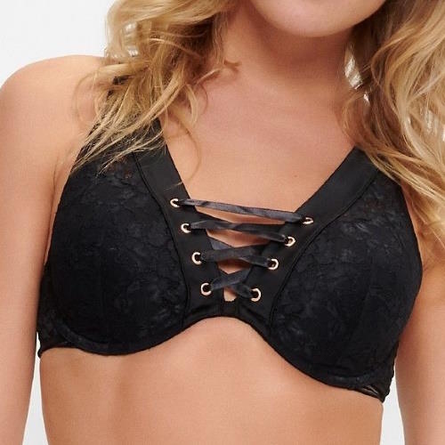LingaDore Anniversary black padded bra