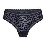 LingaDore Black Iris blue/black thong