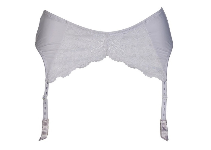After Eden Daisy white suspender
