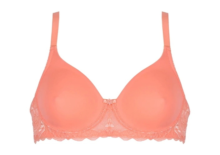 Naturana Valencia salmon non-padded bra