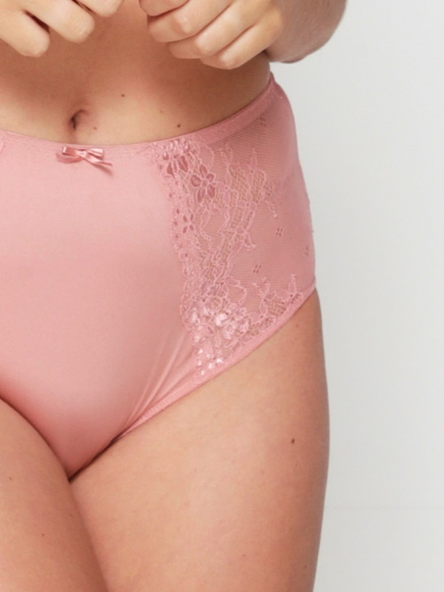 LingaDore Daily Maxi Slip antique rose high waist brief