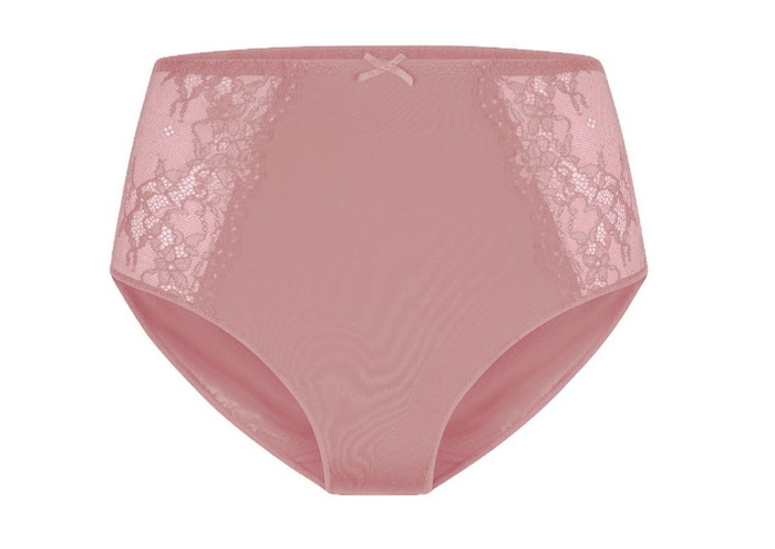 LingaDore Daily Maxi Slip antique rose high waist brief