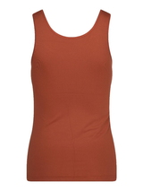 RJ Bodywear Pure Color cognac singlet