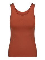 RJ Bodywear Pure Color cognac singlet