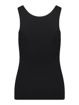 RJ Bodywear Pure Color black singlet