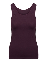 RJ Bodywear Pure Color auberinge singlet