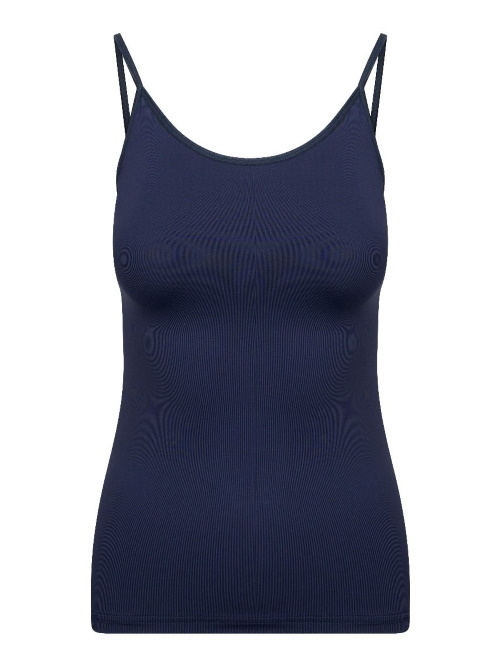 RJ Bodywear Pure Color navy blue spaghetti top