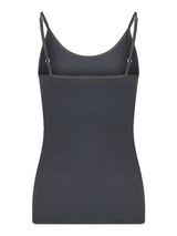 RJ Bodywear Pure Color anthracite spaghetti top