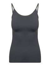 RJ Bodywear Pure Color anthracite spaghetti top