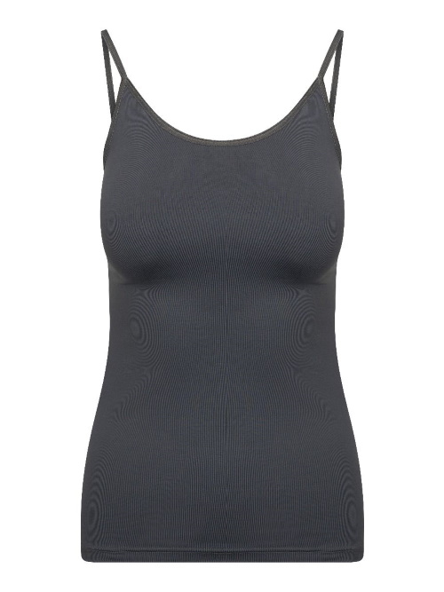 RJ Bodywear Pure Color anthracite spaghetti top