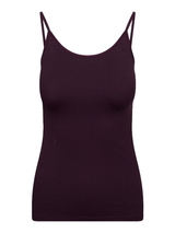 RJ Bodywear Pure Color auberinge spaghetti top