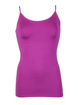 RJ Bodywear Pure Color cyclamen pink spaghetti top