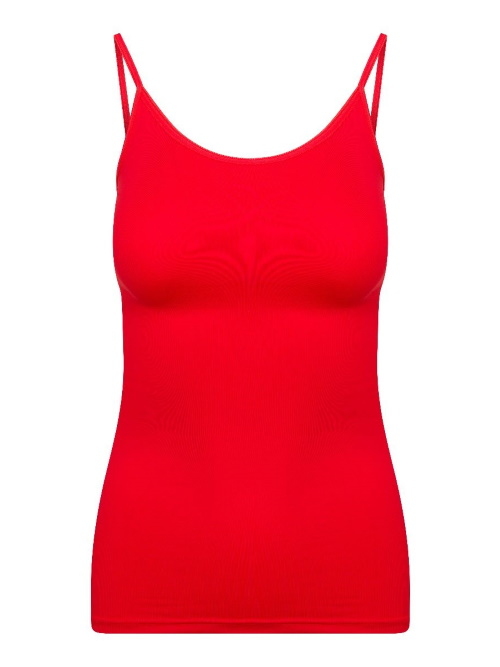 RJ Bodywear Pure Color red spaghetti top