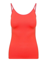 RJ Bodywear Pure Color coral spaghetti top