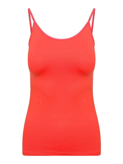 RJ Bodywear Pure Color coral spaghetti top