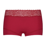 RJ Bodywear Pure Color Lace dark red short